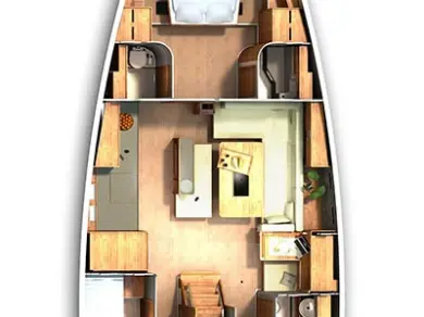 Wynajem łodzi Biograd na Moru tanio Hanse 505