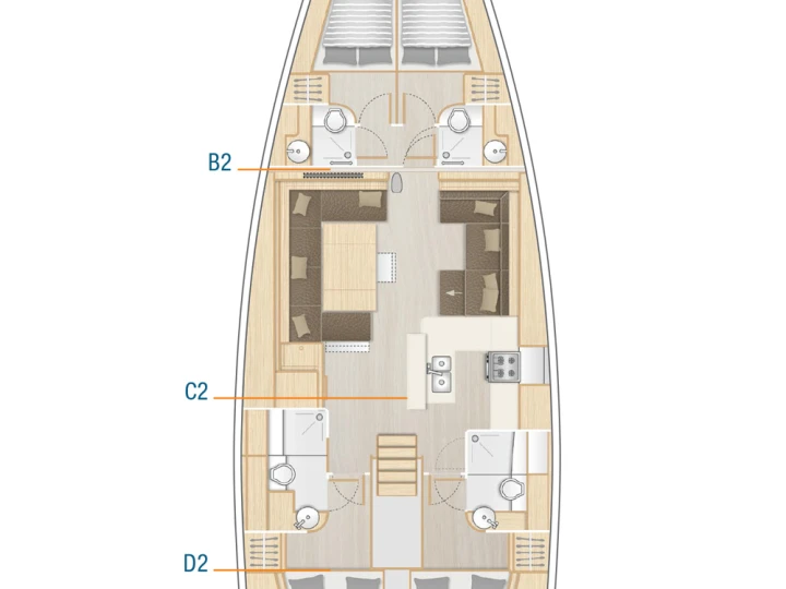 Wynajmij Żaglowiec z lub bez skippera Hanse w Sukosan