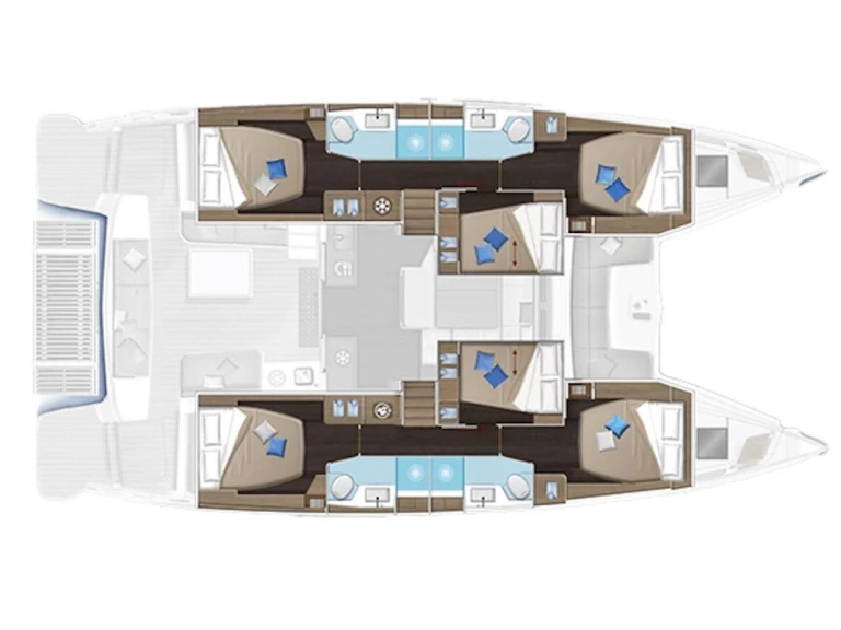 Wynajmij Katamaran z lub bez skippera Lagoon w Donji Seget