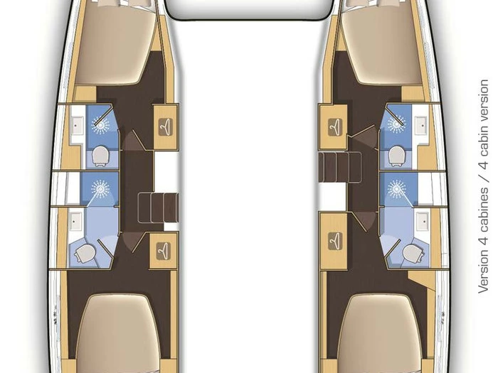 Wynajem łodzi Lagoon Lagoon 42 w Salamína na SamBoat 