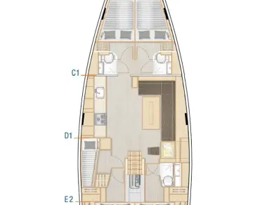 Wynajem łodzi Fethiye tanio Hanse 508