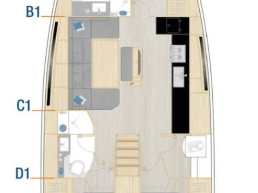 Hanse Hanse 460 między profesjonalistami a osobami prywatnymi w Kaštela