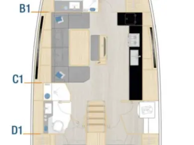 Hanse Hanse 460 między profesjonalistami a osobami prywatnymi w Kaštela