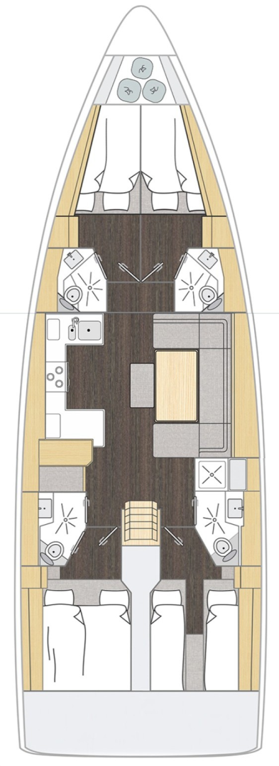 Wynajmij Bavaria Bavaria C46 w Fethiye