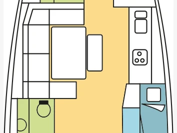 Wynajem Żaglowiec w Donji Seget - Dufour Dufour 430 Grand Large