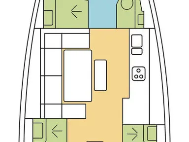 Wynajem łodzi Zaton tanio Dufour 460 Grand Large