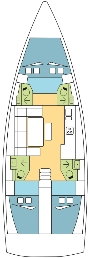 Wynajem w Donji Seget- Dufour Dufour 460 Grand Large na SamBoat