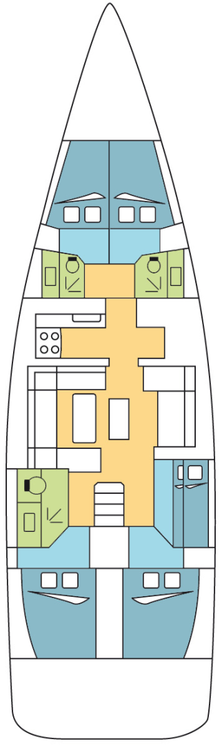Dufour Dufour 520 Grand Large między profesjonalistami a osobami prywatnymi w Palma de Mallorca