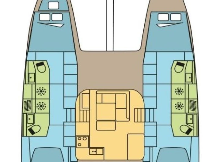 Wynajem Katamaran Excess z patentem 