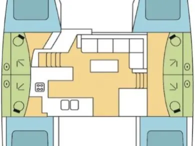 Fountaine Pajot Elba 45 między profesjonalistami a osobami prywatnymi w Olbia