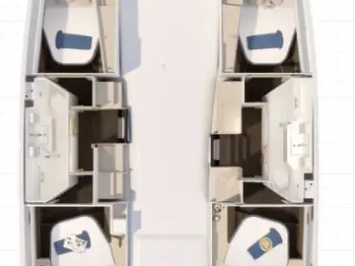 Wynajmij Fountaine Pajot Fountaine Pajot FP 41 Quatuor 2 w Saint-Mandrier-sur-Mer