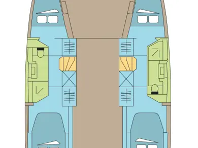 Fountaine Pajot Isla 40 między profesjonalistami a osobami prywatnymi w Parham Town