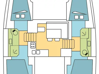 Wynajem Katamaran Lagoon z patentem 