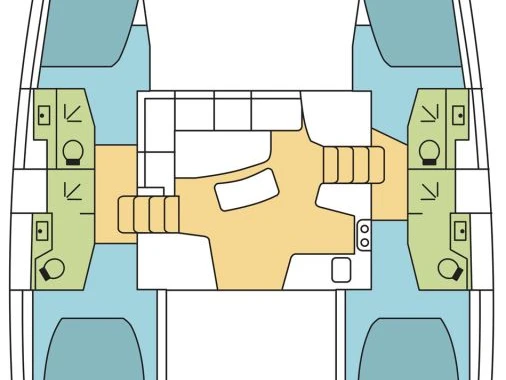 Lagoon Lagoon 42 między profesjonalistami a osobami prywatnymi w Olbia