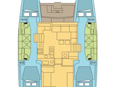 Wynajem Katamaran w Saint George's - Lagoon Lagoon 450