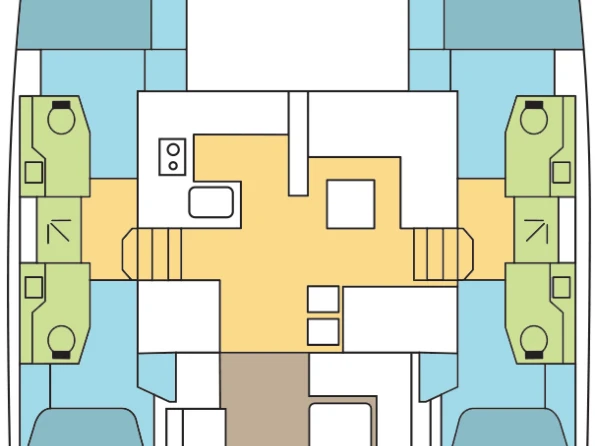 Wynajem Katamaran w Le Marin - Nautitech Nautitech 46 Fly