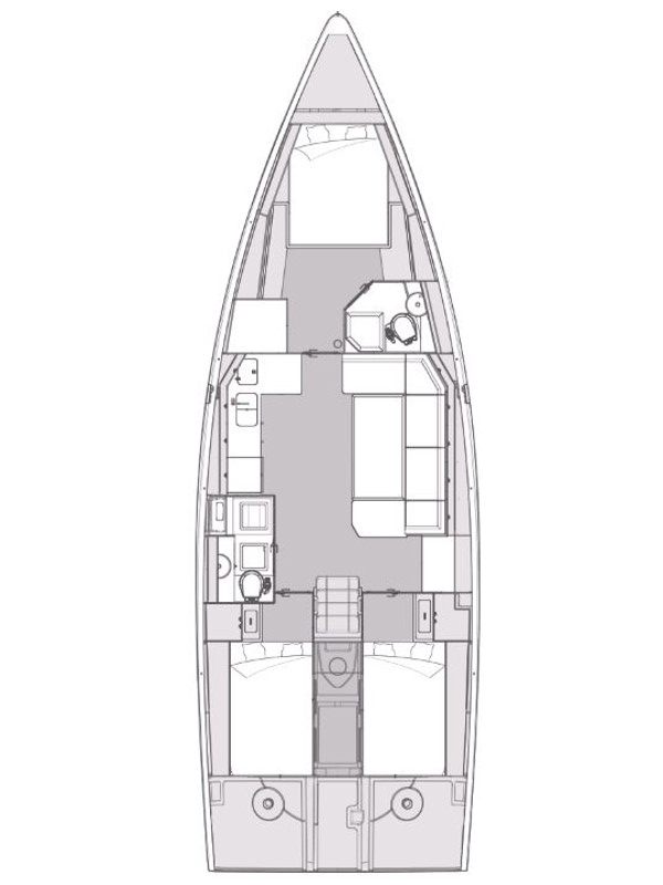 Wynajem Żaglowiec w Primosten - Elan Impression 45