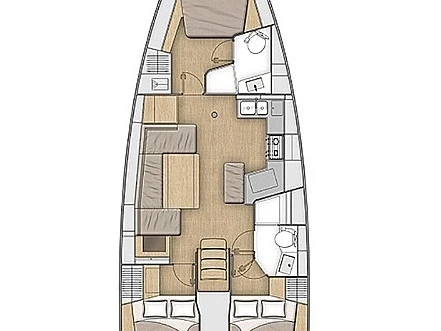 Wynajem łodzi Lefkáda tanio Oceanis 40.1