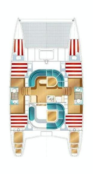Wynajem Katamaran Nautitech z patentem 