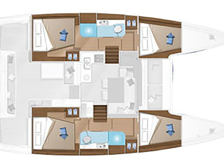 Wynajem Katamaran Lagoon z patentem 