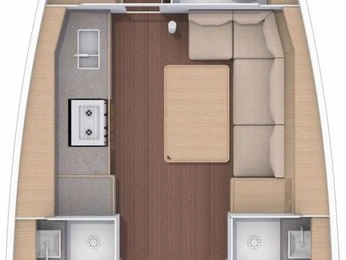 Wynajem Żaglowiec Dufour z patentem 