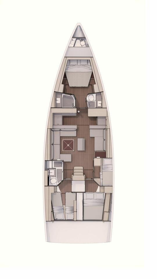 Dufour Dufour 530 między profesjonalistami a osobami prywatnymi w Road Town