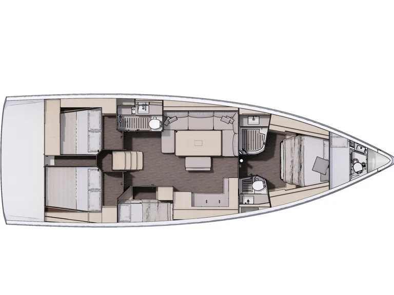 Dufour Dufour 470 między profesjonalistami a osobami prywatnymi w Marsylia