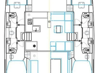 Wynajem Katamaran w Alimos - Nautitech Nautitech 46 Fly