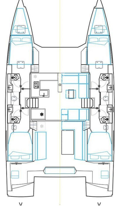 Wynajem Katamaran w Alimos - Nautitech Nautitech 46 Fly