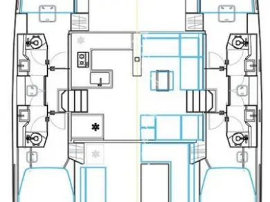 Wynajem Katamaran w Alimos - Nautitech Nautitech 46 Fly
