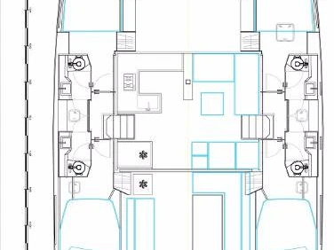 Wynajem łodzi Nautitech Nautitech 46 Fly w Alimos na SamBoat 
