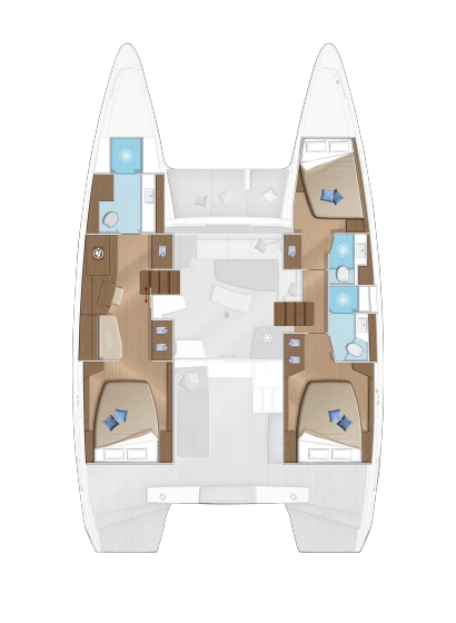 Lagoon Lagoon 42 między profesjonalistami a osobami prywatnymi w Rogoznica