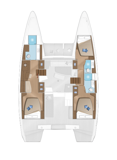 Lagoon Lagoon 42 między profesjonalistami a osobami prywatnymi w Rogoznica