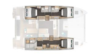 Wynajem łodzi Lagoon Lagoon 43 w Rogoznica na SamBoat 