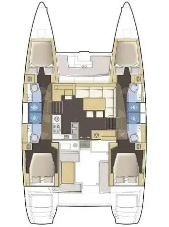 Wynajem Katamaran Lagoon z patentem 