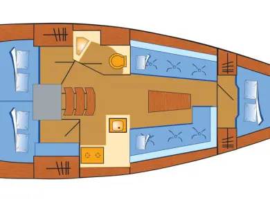 Bavaria Cruiser 34 między profesjonalistami a osobami prywatnymi w Flensburg