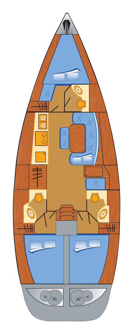 Wynajem w Heiligenhafen- Bénéteau Cyclades 43.3 na SamBoat