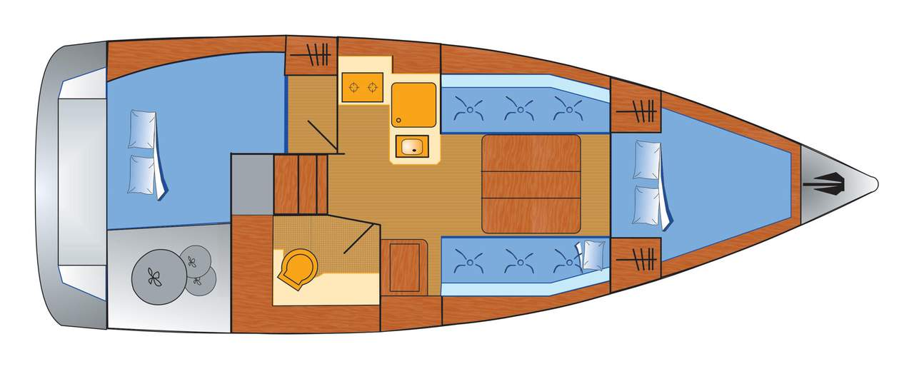 Wynajem łodzi Heiligenhafen tanio Dufour 310