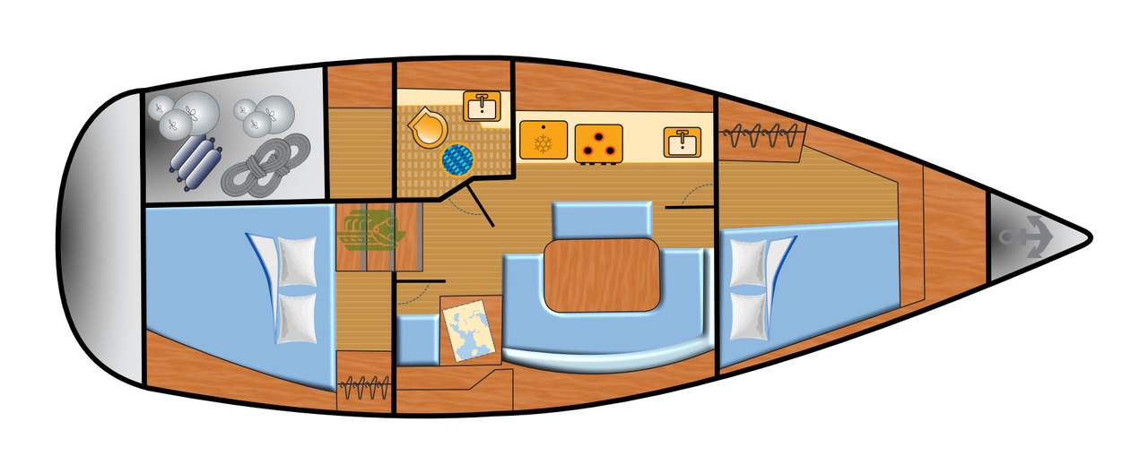 Wynajem łodzi Dufour Dufour 365 Grand Large w Barth na SamBoat 