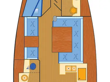 Wynajem Żaglowiec Jeanneau z patentem 