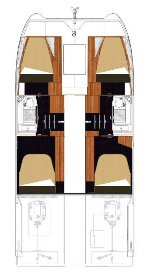 Wynajem łodzi Pomer tanio Fountaine Pajot MY 37