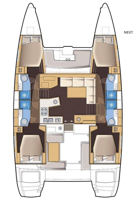 Wynajem łodzi Mai Khao tanio Lagoon 450 Sport Top