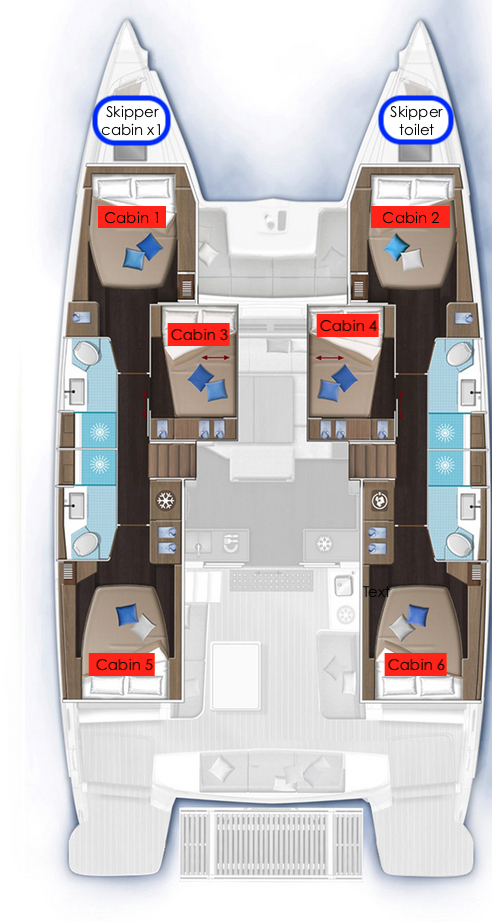 Wynajem Katamaran w Mai Khao - Lagoon Lagoon 51