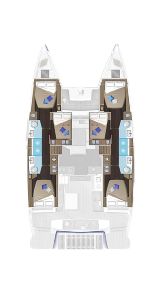 Wynajem Katamaran w Trogir - Lagoon Lagoon 51