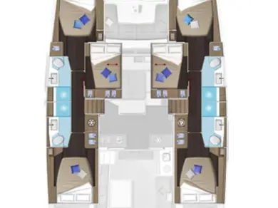 Wynajem Katamaran w Trogir - Lagoon Lagoon 51