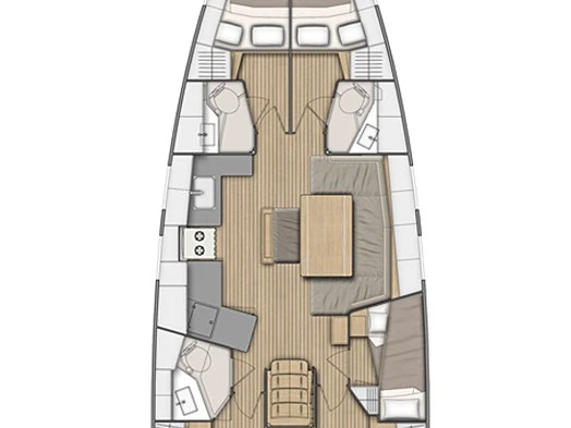 Bénéteau Oceanis 46.1 między profesjonalistami a osobami prywatnymi w Preveza