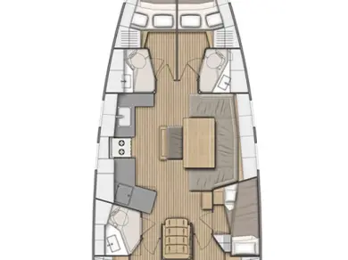 Bénéteau Oceanis 46.1 między profesjonalistami a osobami prywatnymi w Preveza