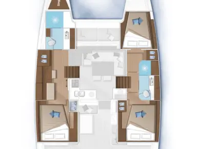 Wynajem łodzi Road Town tanio Lagoon 40