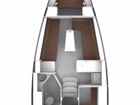 Bavaria Cruiser 34 między profesjonalistami a osobami prywatnymi w Biograd na Moru