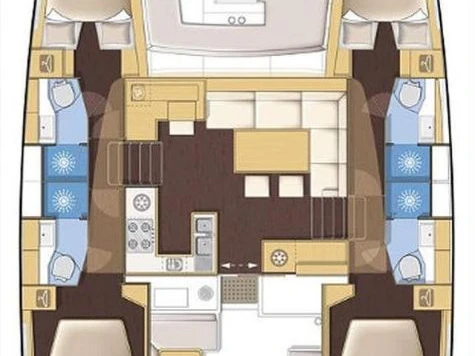 Wynajmij Lagoon Lagoon 450 F w Trogir